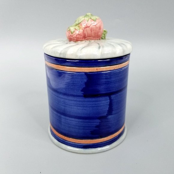 Tomatoes Corn Small Canisters Vegetables Retro Set - Picture 3 of 8